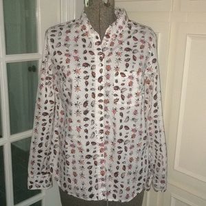 Adorable Gap Ladybug Button Up Small